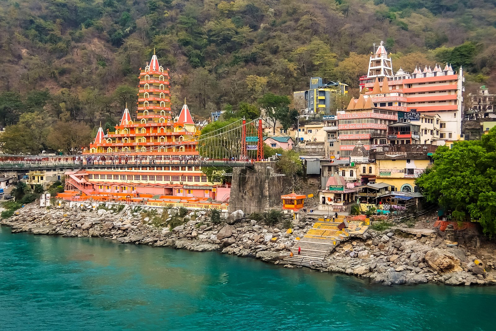 Rishikesh Ganga at golden hour